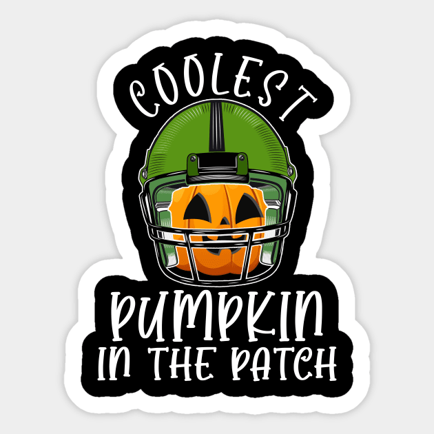 Coolest Pumpkin In The Patch Halloween Costume For Boys Girls Kids Sticker by cytoplastmaximume